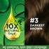 Buy Garnier Color Naturals Shade 3 Darkest Brown Hair Color at Best ...