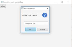 JavaFX Text Input Dialog Explained 的图像结果