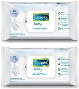Cetaphil Baby Gentle Wipes 40's with Aloevera & Vitamin E, 10 hrs ...