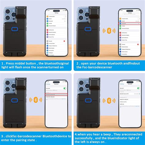 Alacrity Wireless Bluetooth 2D Barcode Scanner for Smartphone India | Ubuy