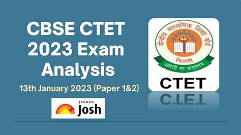 CBSE CTET Exam Analysis (13 Jan 2023): Download Section-wise Paper 1 ...