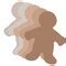 Multicultural Colors People Shape Cut-Outs, 6" Big Kids, Pack of 24 ...