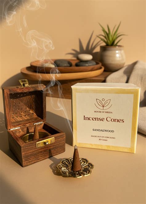 Sandalwood Incense Cones – House Of Mrida