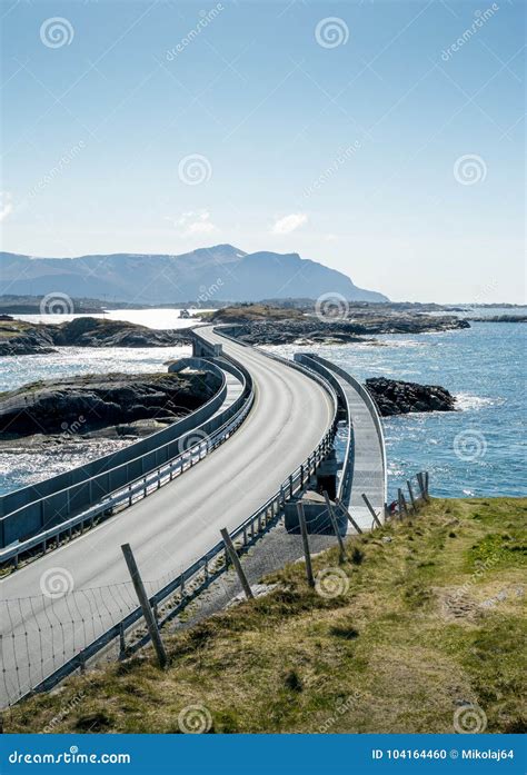 Atlanterhavsvegen - Atlantic Road in Norway Stock Photo - Image of ...