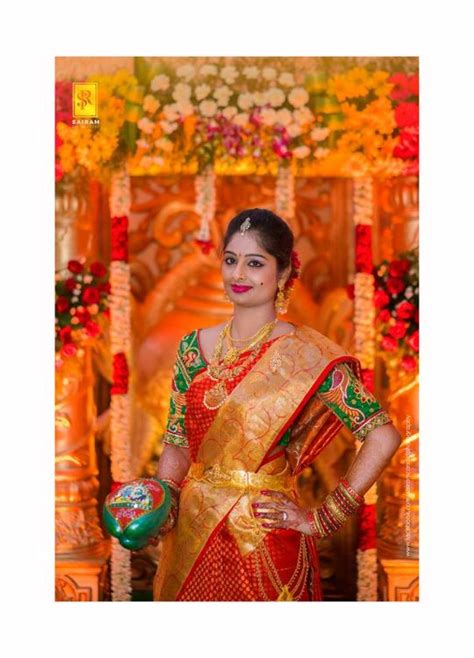 15 Brides Who Proved Green Is Still The Most Preferred Blouse Color Fo ...