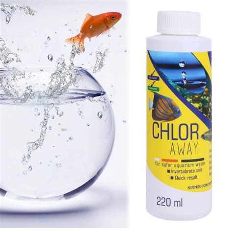 Aquatic Remedies Chlor Away Aquarium Fish Tank Water Chlorine Remover ...