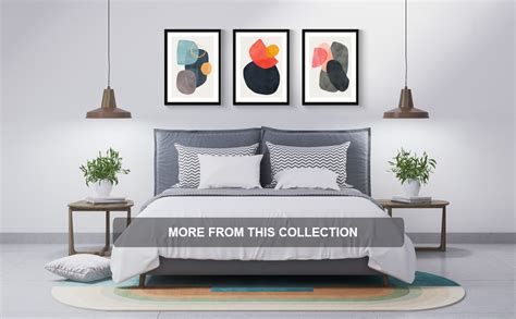 COLOSSAL ART HOUSE Abstract Modern Art Poster Framed Large Wall ...