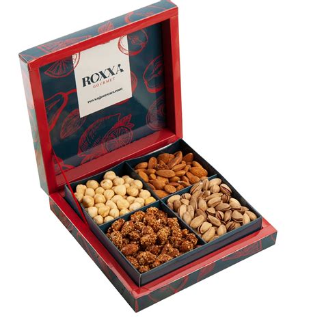 Buy Myron Nuts Gift Basket (4 Variety Set) Food Arrangement Platter ...