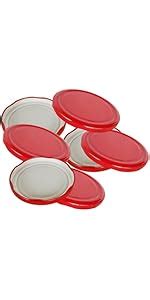 Buy Pure Source India Metal Lug Cap Lid for Glass jar and Milk Bottles ...