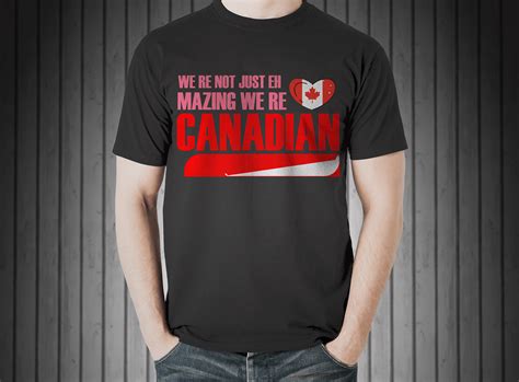 canadian t shirt design illustration :: Behance