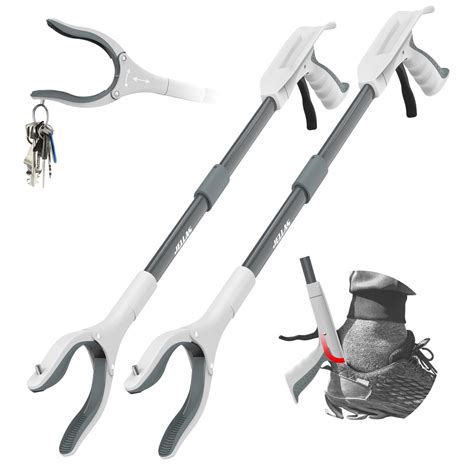 Jellas2 Pack 32 Inch Grabber Reacher Tool With Magnetic Tip ...