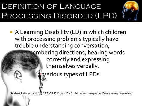 PPT - Language Processing Disorders PowerPoint Presentation, free ...