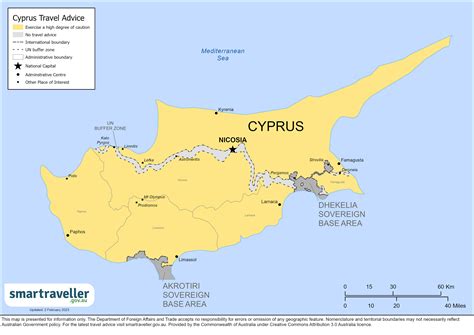 Language Cyprus Map