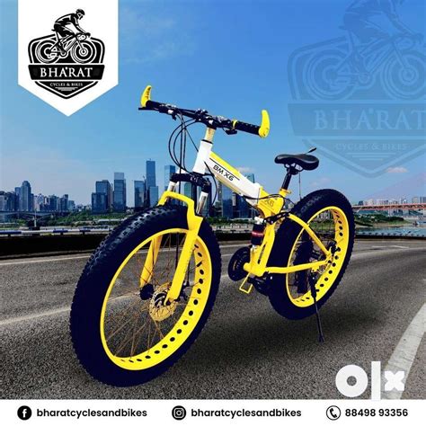 FOLDABLE FAT TYRE CYCLE , 26*4 INCH WHEELS AND 21 GEARS - Bicycles ...
