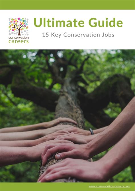 Free Guide: 15 Key Conservation Jobs | The Ultimate Guide for Conservation Job Seekers ...