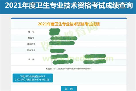 【官方】中国卫生人才网2021护师考试成绩单打印入口开通！