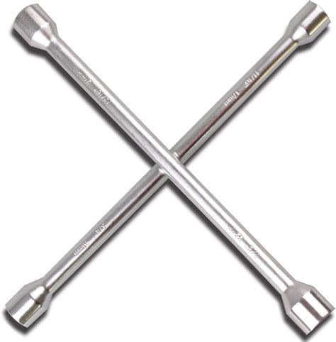 Cartman 14" Heavy Duty Universal Lug Wrench, 4-Way Cross Wrench, Lug ...