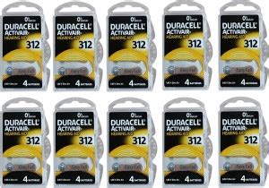 DURACELL DU312 10 Strips Batteries pack Battery - DURACELL : Flipkart.com