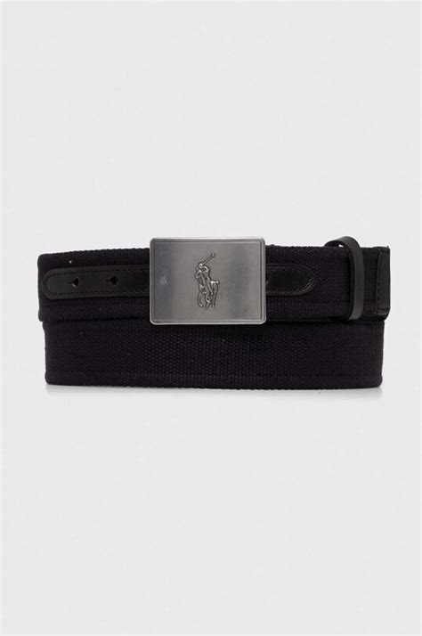 Polo Ralph Lauren pasek męski kolor czarny | Answear.com