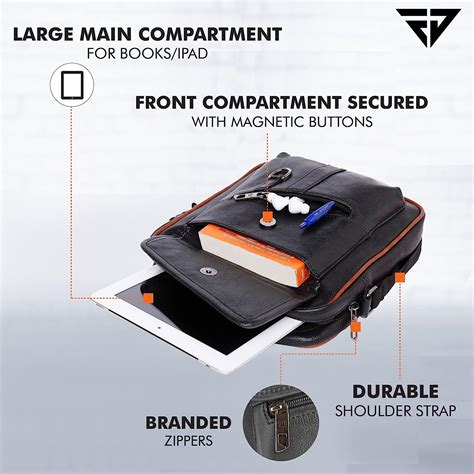 Buy FUR JADEN Sling Cross Body Travel Office Business Messenger one ...