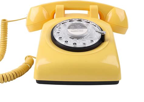 Amazon.com : MCHEETA Rotary Phone, Retro Rotary Dial Phone, 80s Vintage ...