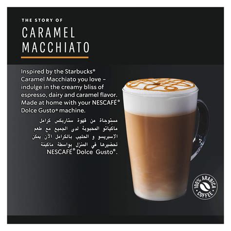Starbucks Caramel Macchiato By Nescafé Dolce Gusto Box Of 6X2 Capsules ...