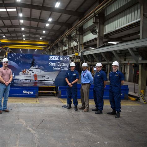 Eastern Cuts Steel for Fourth USCG Offshore Patrol Cutter - Maritime ...