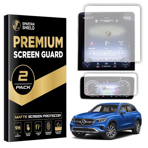 Spartan Shield SCREEN PROTECTOR MATTE COMBO For MERCEDES BENZ GLC 2024 ...