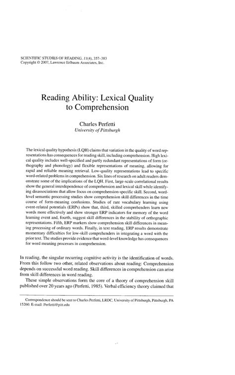 Image result for Lexical Comprehension Examples