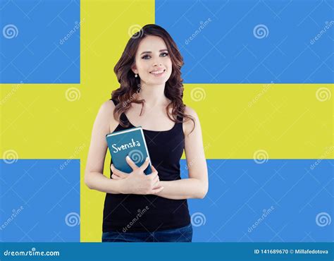 Girl with Swedish Phrasebook. Travel in Sweden and Learn Swedish ...