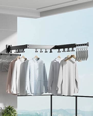 MORPICH® Clothes Drying Rack Wall Mounted,Retractable Clothes Hanger ...