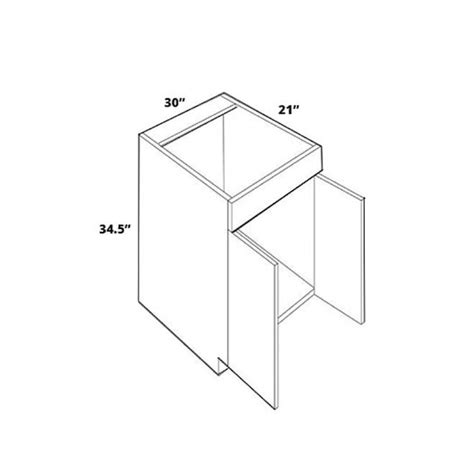 CNC Cabinetry Elegant 30-in White Bathroom Vanity Base Cabinet without ...