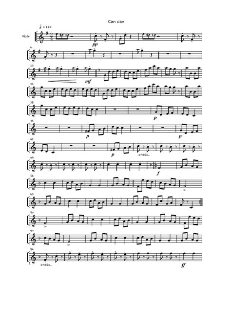 Can Can Violin Tutorial 的图像结果