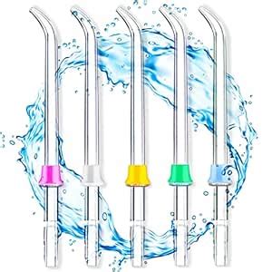 Water Flosser Replacement, 5 PCS Classic Jet Tip for Waterpik Water ...