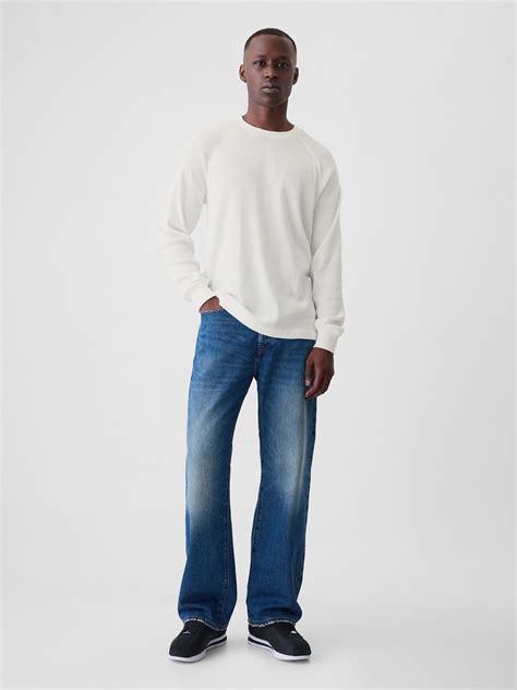 Waffle-Knit Raglan T-Shirt | Gap