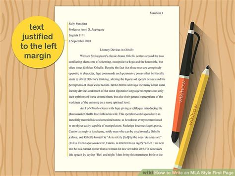 Image result for MLA Format Essay First Page Example