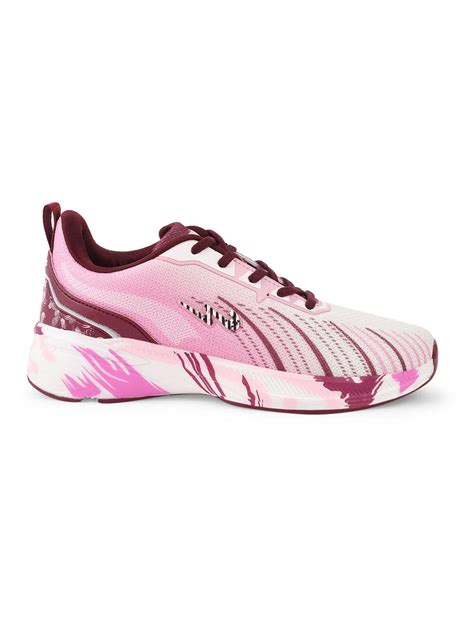Buy Running Shoes For Women: Camp-Streak-Baby-Pink-Wine | Campus Shoes