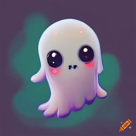 Cute cartoon ghost