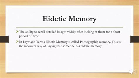 Chelsea's Eidetic Memory and Criminal Minds Presentation | PPTX