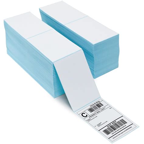 L LIKED 4" x 6" Fanfold Direct Thermal Labels, Shipping Labels with ...