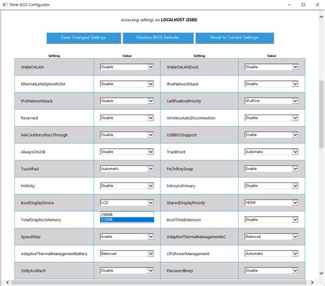 Image result for IBM Web BIOS Setup