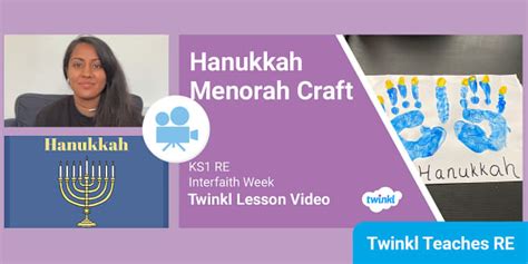 Hanukkah Menorah Craft Activity | (teacher made) - Twinkl