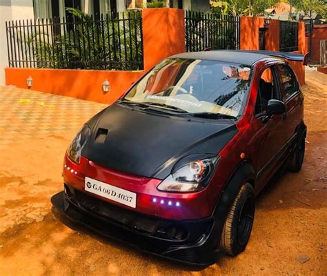 This Modified Indian Chevrolet Spark Looks Like A Real Street Hot-Hatch!