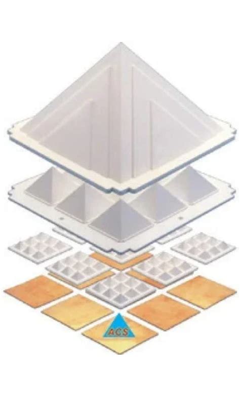 AcuRite pyramid set color white vaastu reiki pyramid for positive ...