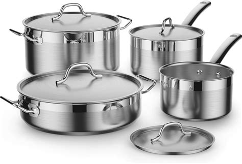 Stainless Steel 18 10 Cookware Set | The Tube