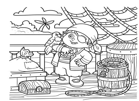 Pirates Coloring Pages Pdf
