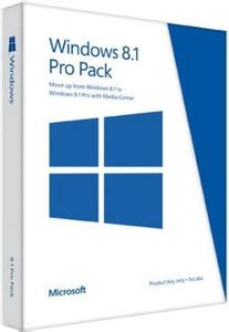 MICROSOFT Windows 8.1 Pro Pack (Win 8.1 to Win 8.1 Pro Upgrade) - Key ...