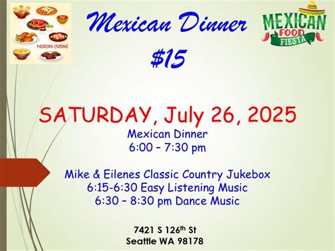 Mexican Dinner, 7421 S 126th St, Seattle, WA, United States, Washington ...