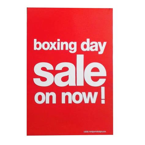 Boxing Day Sign 的图像结果