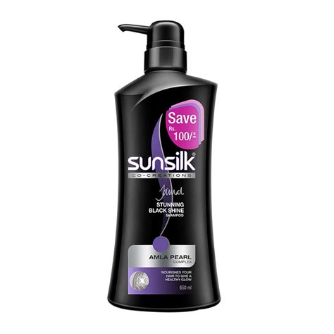 Buy Sunsilk Black Shine Shampoo 650 ml Online at Low Prices in India ...